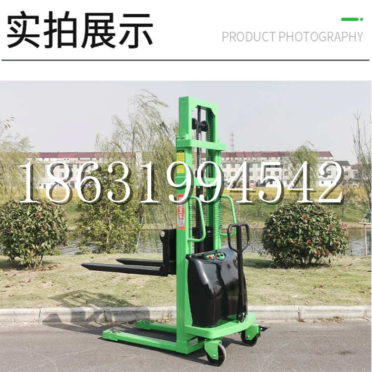 水上乡电动叉车堆高车液压铲车电瓶1吨2吨站驾步行式小型全自动叉车